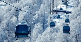 cable cars on your school ski trip