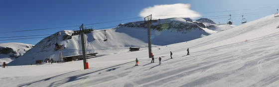 School skiing trip in SESTRIERE