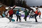 School skiing trip in Canada