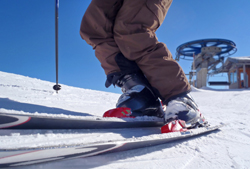 School ski trip with pupils