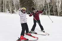 School skiing trip in Serre Chevalier