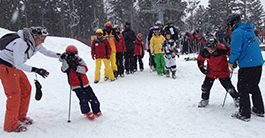 School ski trip in Amade