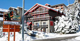 accommodation for pupils and teachers on a school skiing trip