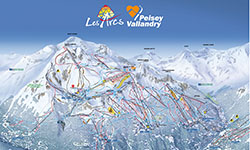school ski trip in Les Arcs