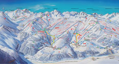 school ski trip in Serfaus